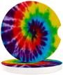 coasters rainbow absorbent ceramics accessories logo
