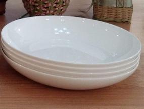 img 3 attached to 🍝 Mikasa Delray China Pasta Bowl - Perfect for Serving Your Favorite Pasta Dishes!