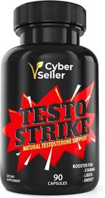 img 3 attached to 💪 Testostrike Men's Testosterone Booster Supplement - Stamina, Energy, and Mineral Support with Tribulus, Horny Goat Weed - 90 Capsules (Pack of 1)