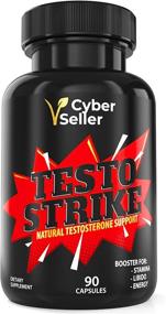 img 3 attached to 💪 Добавка Testostrike для увеличения тестостерона для мужчин - поддержка выносливости, энергии и минералов с трибулусом, козьим овном - 90 капсул (упаковка 1)