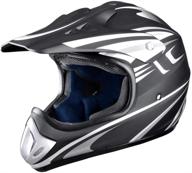 🏍️ ahr h-ven20 dot certified full face mx helmet for outdoor motocross off-road dirt bike motorcycle atv - adult size m logo