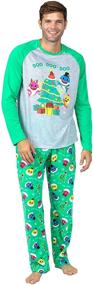 img 3 attached to Shark Family Pajama Sleepwear Medium