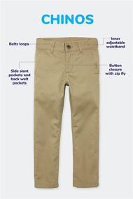 img 2 attached to Boys' Clothing: Children's Place Boys Skinny Chino Pants for Fashionable Style and Comfort