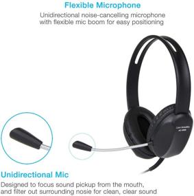 img 2 attached to Cyber Acoustics 3.5mm Stereo Headset: Noise Cancelling Headphones & Mic for PCs, Tablets, Cell Phones - Perfect for Office, Classroom, and Home Use (AC-4000)