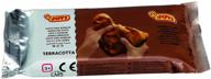 🎨 jovi air-dry modeling clay: 8.8 oz. terracotta - non-staining, ideal for arts and crafts projects logo