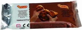 img 2 attached to 🎨 Jovi Air-Dry Modeling Clay: 8.8 oz. Terracotta - Non-Staining, Ideal for Arts and Crafts Projects
