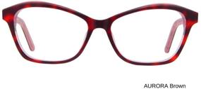 img 2 attached to 👓 ProEyes Aurora: Progressive Multifocal Blue Light Blocking Acetate Readers with Anti-Reflective Resin Lens - Brown, 275x Power - Top Lens with 0 Prescription