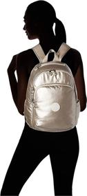 img 1 attached to Kipling Womens Medium Backpack Metallic Backpacks for Casual Daypacks