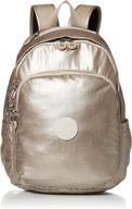 kipling womens medium backpack metallic backpacks for casual daypacks логотип