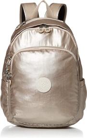 img 4 attached to Kipling Womens Medium Backpack Metallic Backpacks for Casual Daypacks