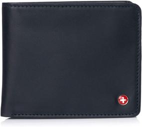 img 4 attached to Alpine Swiss Capacity Flipout Divided Men's Accessories in Wallets, Card Cases & Money Organizers