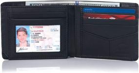 img 3 attached to Alpine Swiss Capacity Flipout Divided Men's Accessories in Wallets, Card Cases & Money Organizers