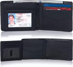 img 1 attached to Alpine Swiss Capacity Flipout Divided Men's Accessories in Wallets, Card Cases & Money Organizers