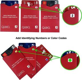 img 2 attached to RFID Blocking Sleeves (Set Of 16: 12 Credit Card Protectors &Amp