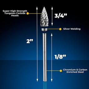 img 2 attached to Double Carbide Cutting Burrs Dremel