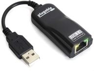 🔌 highly-compatible plugable usb 2.0 to ethernet fast 10/100 lan network adapter for chromebook, windows, linux logo