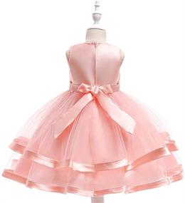img 2 attached to 👗 Stunning COMISARA 6M-9T Kids Pageant Flower Girl Dress: Perfect for Parties, Weddings, and Formal Events
