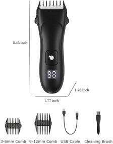 img 2 attached to Rechargeable Electric Grooming Waterproof Ultimate