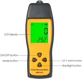 img 3 attached to High-Precision Handheld Carbon Monoxide Meter | Portable CO Detector | CO Gas Leak Detector and Monitor Tester (1000ppm)