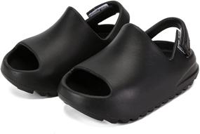 img 4 attached to Sandals，Summer Water Proof Lightweight Adjustment Numeric_8_Point_5 Boys' Shoes