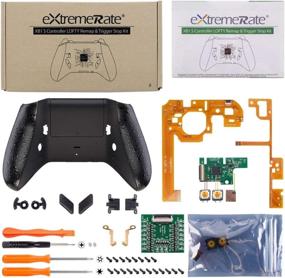 img 3 attached to 🎮 eXtremeRate Textured Black Lofty Programable Remap & Trigger Stop Kit, Upgraded Boards, Redesigned Back Shell, Side Rails, Back Buttons & Trigger Lock for Xbox One S/X Controller Model 1708, Enhanced SEO