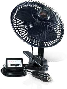 img 4 attached to 🌬️ 12V Schumacher Oscillating Fan - Ideal for Cars, Trucks, Buses, RVs, and Boats
