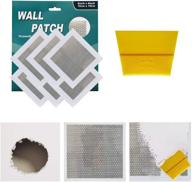 🔧 6 inch 6-pack drywall patch repair kit for plasterboard - wall repair patch for drywall restoration logo