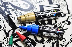 img 3 attached to Pebeo 4Artist Marker Markers Metallic Painting, Drawing & Art Supplies