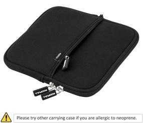 img 3 attached to 📦 Black Protective Carrying Sleeve Case Bag for ROOFULL External USB DVD Blu-ray Hard Drive - Compatible with Apple Superdrive, Magic Trackpad, Samsung/ASUS/Dell/LG External DVD Drive