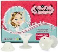 🎀 spoolies hair curlers, medium size (12 count) - glow-in-the-dark marvelous mrs. maisel rollers for retro styles, hair extensions + wigs logo