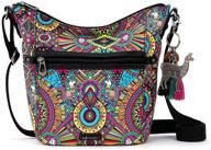 sakroots eco twill sequoia crossbody wanderlust logo