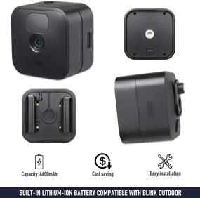 img 3 attached to 🔋 Встроенный литий-ионный аккумулятор Wasserstein (1 шт) для Blink Outdoor & Indoor - не совместим с Blink XT2/XT