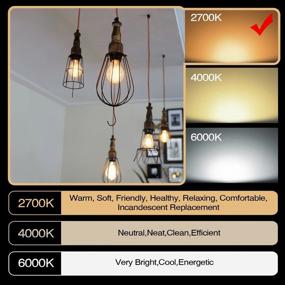 img 2 attached to 💡 GEZEE Dimmable LED Filament Bulb