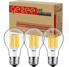 img 4 attached to 💡 GEZEE Dimmable LED Filament Bulb