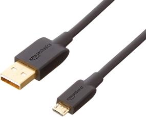 img 4 attached to 💻 5-Pack of Black 3-Foot AmazonBasics USB 2.0 A-Male to Micro B Cables