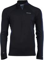 👕 columbia men's midweight black shirt: versatile activewear for outdoor adventures logo
