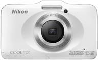 nikon coolpix s31 waterproof digital camera - 10.1 mp with 720p hd video (white) - (old model) logo