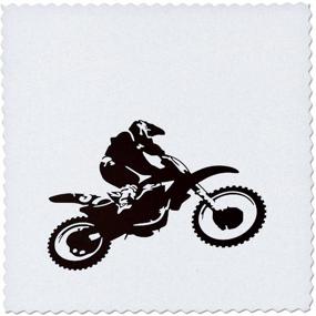 img 3 attached to 3DRose Qs_78777_8 Motorcross Motorcycle Silhouette