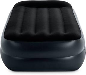 img 3 attached to 🛏️ Intex Twin Raised Airbed with Built-in Pillow and Electric Pump, 16.5" Bed Height