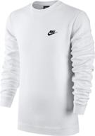 nike sportswear white black large logo