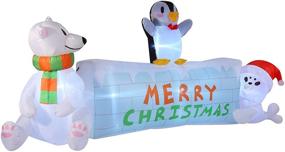 img 3 attached to Inflatable Inflatables Christmas Outdoor Decorations