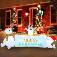 inflatable inflatables christmas outdoor decorations logo