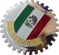 mexico mexican flag grille badge logo