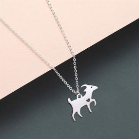 img 2 attached to Top-rated Bestill Animal Necklace: Exquisite Stainless 🐾 Steel Charm Pendants for Women – Perfect Jewelry Gift