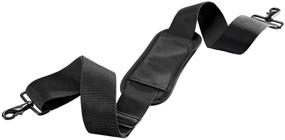 img 1 attached to 🔥 Stylish and Adjustable Samsonite Shoulder Strap: Black, Perfect Fit