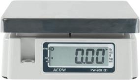 img 2 attached to 📈 VisionTechShop ACOM PW-200: Dual Display Portion Control Scale with 60lb Capacity - NTEP Legal for Trade