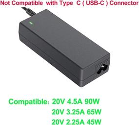 img 2 attached to 💡 90W Square Tip AC Charger for Lenovo ThinkPad T470 T470S T470P T460P T450P T440P T460 T460S, 45N0244 45N0248 45N0252 0B46994 0B46995 0B46996 0B46997 Laptop Power Supply Adapter Cord