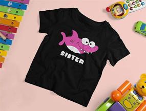 img 2 attached to 🦈 Adorable Shark Shirt for Big Sister: Perfect Gift for Infant Girls!