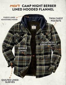 img 1 attached to 👕 XL Men's Clothing - Legendary Whitetails Flannel Cardinal Shirt