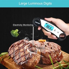 img 1 attached to Juseepo Digital Instant Thermometer Waterproof Kitchen & Dining